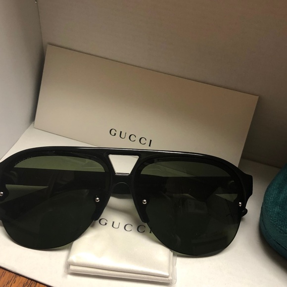 Gucci Black Aviators Brand New With Box - Picture 2 of 7